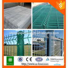 Powder painting 3d garden mesh fence/welded wire mesh fence